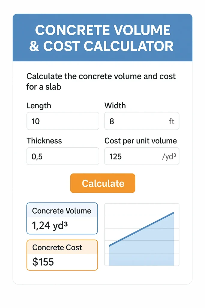 Concrete Volume And Cost Calculator: Plan Smart, Build Efficient