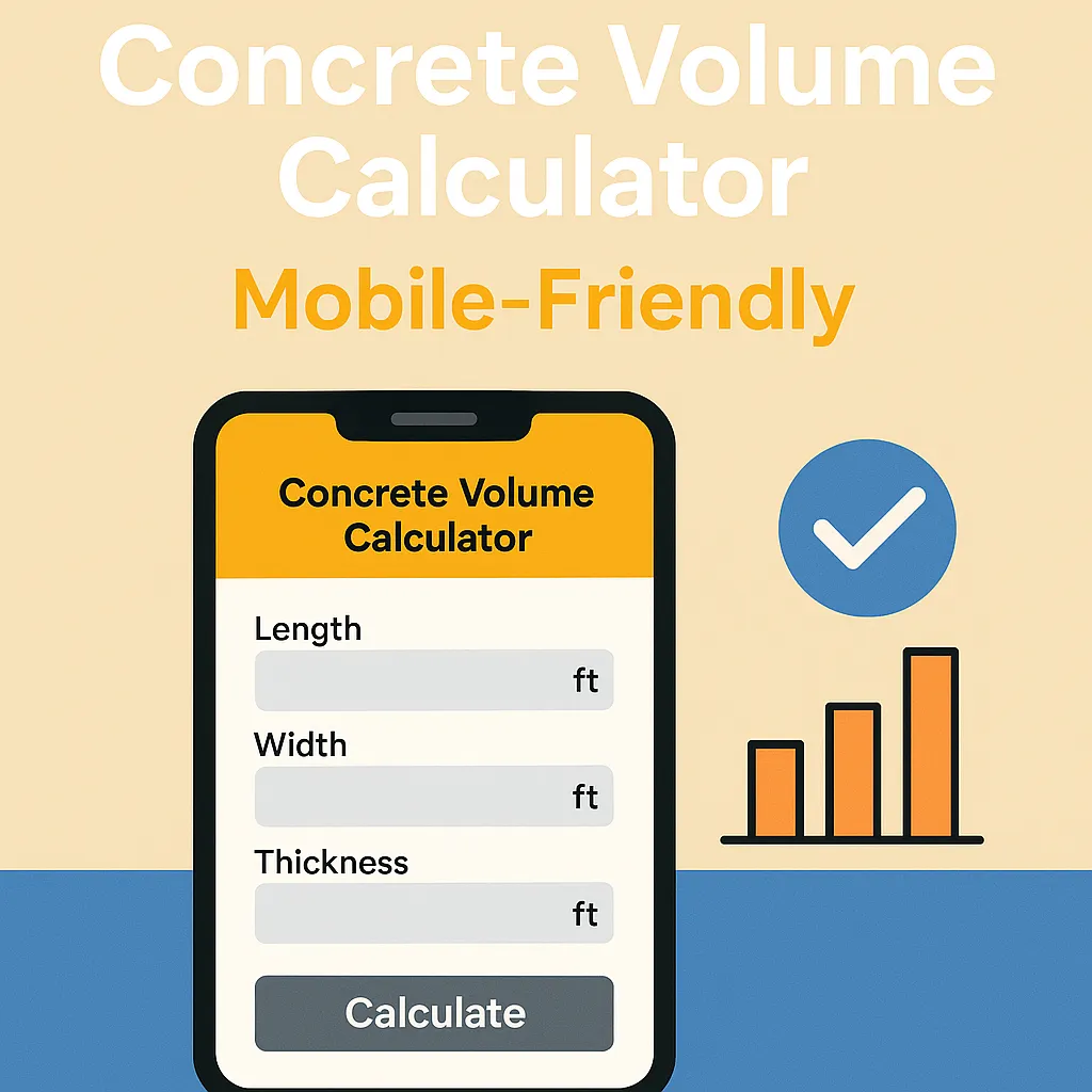 Volume Calculator Mobile friendly